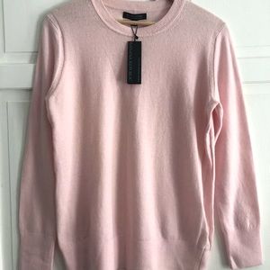 NWT Banana Republic merino wool pink sweater, size M